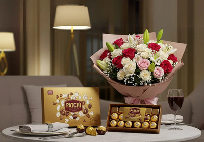 Flowers with Patchi Chocolates a Sweet Surprise to be Delivered