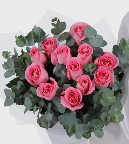 12 Premium Pink Rose