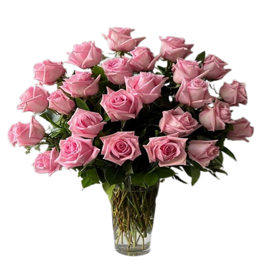 36 Pink Roses