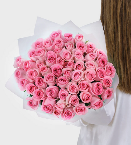 50 Pink Roses