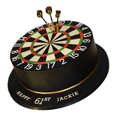 2Kg Dart Board Cake