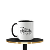 Black And White Family Mug