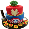 Marvel Theme Layer Cake