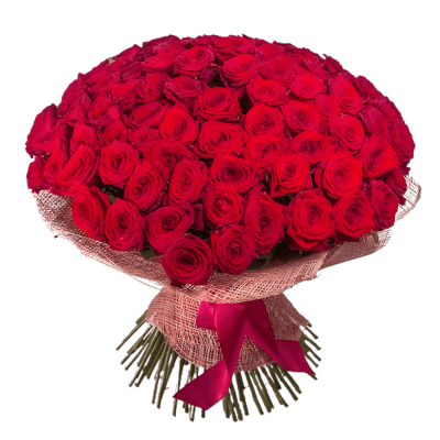 Big red Roses Bunch