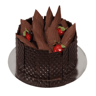 Chocolate Cake  Wood Box