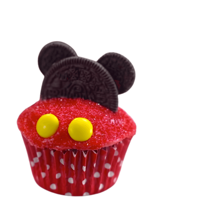 6 Mickey Mouse Cupcakes