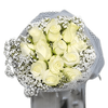 12 White Roses