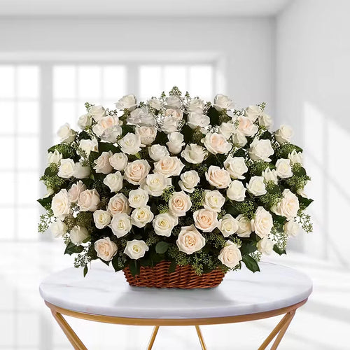 Bountiful 40 Rose Basket