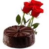 Red Rose Chocolate Cake