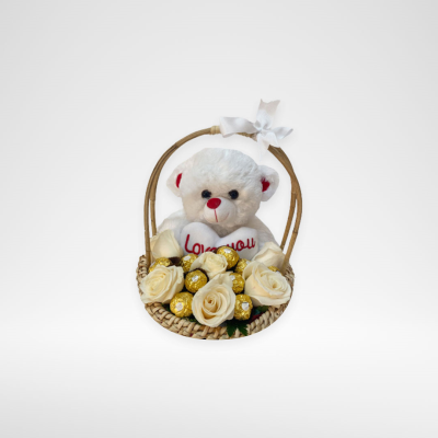 Ferrero and Teddy Basket