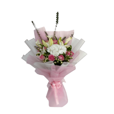 Soft Color Flowers Bouquet