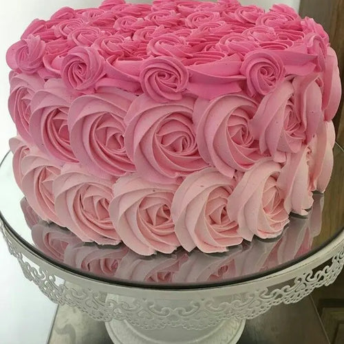 Pink Rose Cake