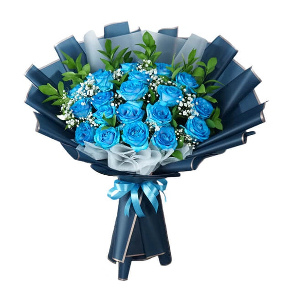 Blue Roses Bouquet
