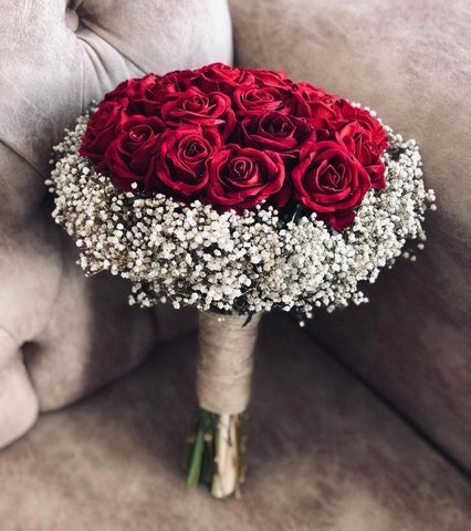 Red Bridal Bouquet