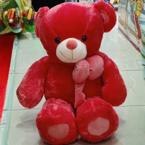 3 Feet Dark Pink Teddy
