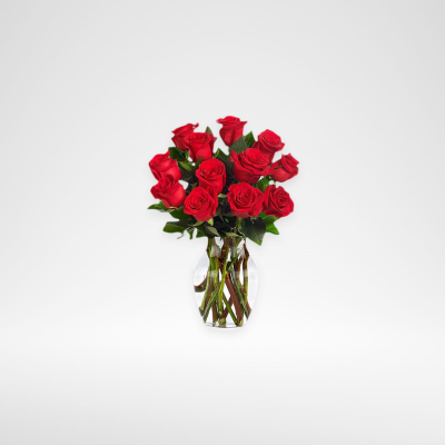 RedRoses&GlassVase