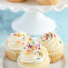 Vanilla-cupcake With Sprinkles