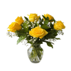 6 Yellow Roses