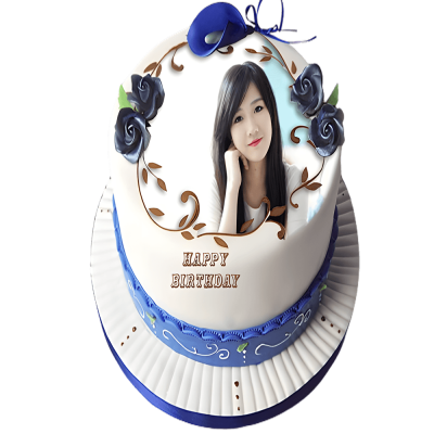 Customized Photo Round Cake