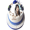 Customized Photo Round Cake