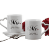 White Mr. And Mrs. Mug