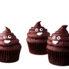 Smiling Chocolate Cupcakes