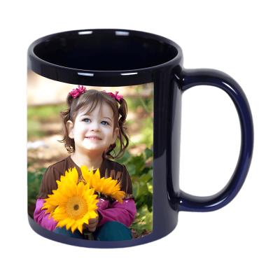 Black Photo Mug