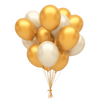 Silver Golden Metallic Balloons