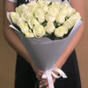 22 white Rose Hand Bouquet