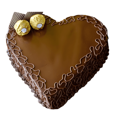 1kg Heart Choco Cake