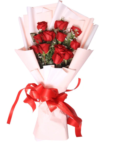 Crimson Passion Red Rose Bouquet
