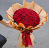 70 Red roses Hand Bouquet